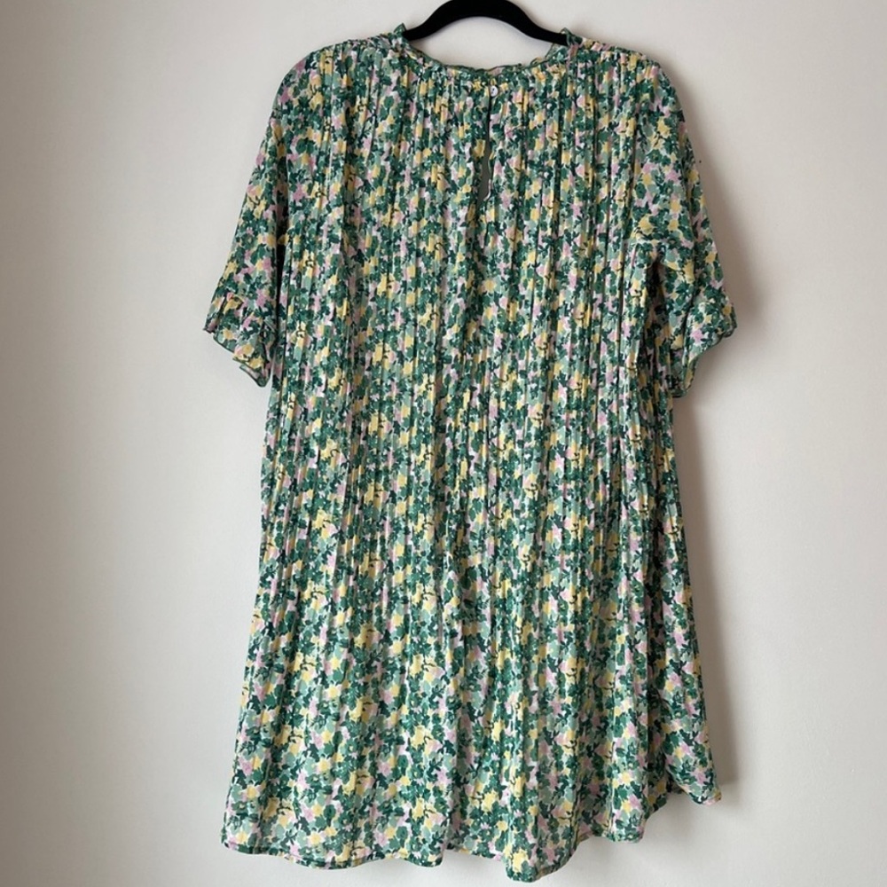 Anthropologie -Melloday-Floral Pleated Dress